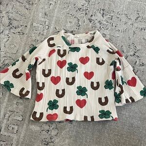 Mini Rodini Lucky Charm Patterned Top